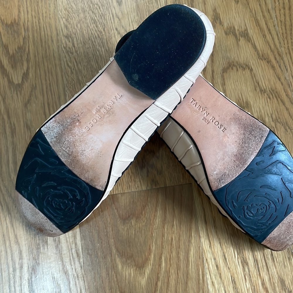 Taryn Rose Bambi Cap-Toe Ballerina Flat. - Picture 7 of 9